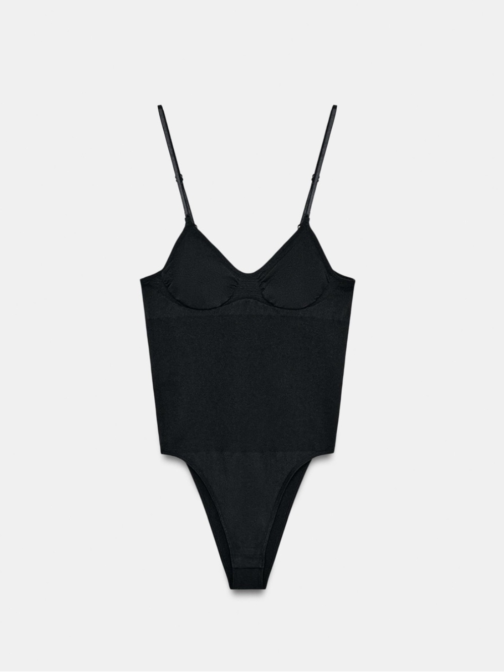 Zara Black Seamless Underwire Bodysuit